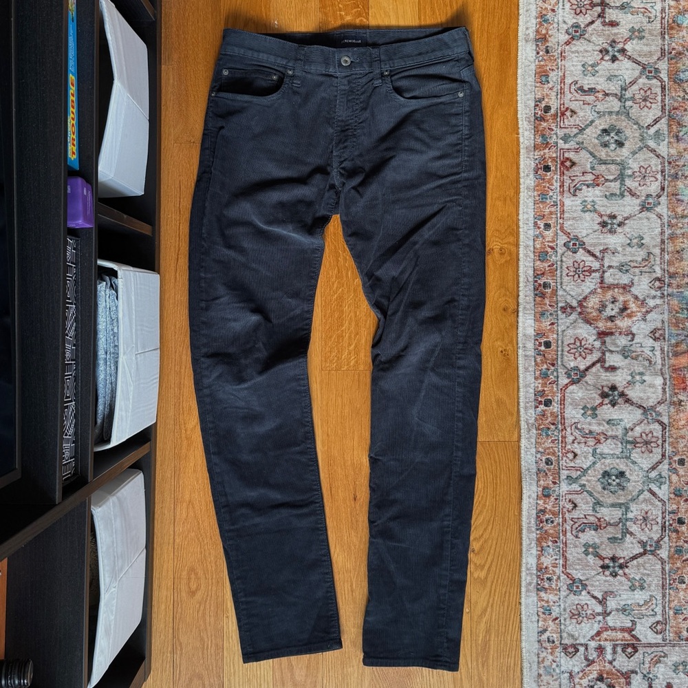 Corduroy Jeans J.Crew 484 Pants in Navy Blue